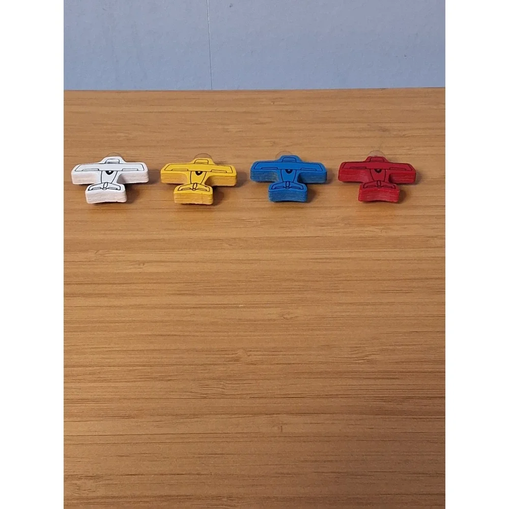 Vintage Knobler Airplane Fridge Magnets - Made In Japan Lot Of 4 GVC